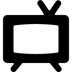 Vintage Tv 1 Icon from Ultimate Bold Set