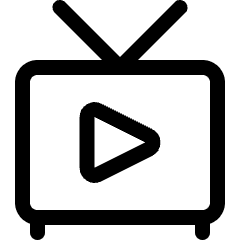 Vintage Tv Watch Icon from Ultimate Regular Set