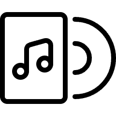 Vinyl Record Album Icon from Ultimate Light Set