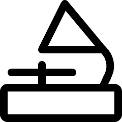 Vinyl Record Gramophone Icon from Ultimate Regular Set