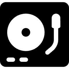 Vinyl Record Player 1 Icon from Ultimate Bold Set