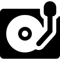 Vinyl Record Player Icon from Ultimate Bold Set