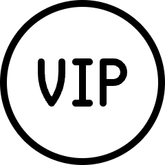 Vip Circle Icon from Ultimate Light Set