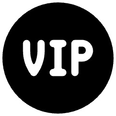 Vip Circle Icon from Ultimate Bold Set