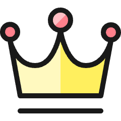 Vip Crown Queen 1 Icon from Ultimate Colors Set