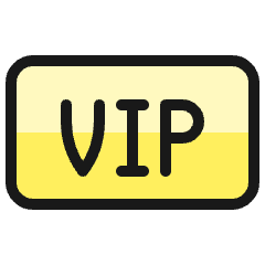 Vip Icon from Ultimate Colors Set