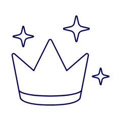 Crown Sparkle Illustration from UX Line Set