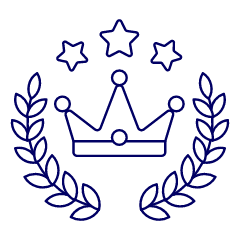 Crown Star Illustration from UX Line Set