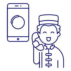 Auto Attendant 3 Illustration from UX Line Set