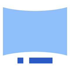 Ar Curve Screen Icon from Sharp Flat Set