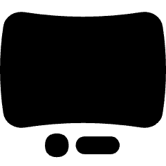 Ar Curve Screen Icon from Flex Solid Set