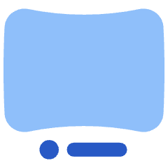 Ar Curve Screen Icon from Plump Flat Set