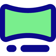 Ar Curve Screen Icon from Core Pop Set