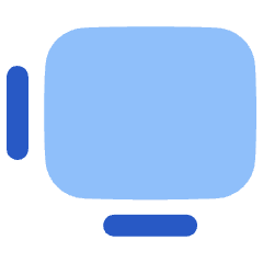 Ar Screen Icon from Plump Flat Set