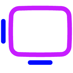 Ar Screen Icon from Plump Neon Set