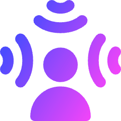 Spatial Audio Icon from Core Gradient Set