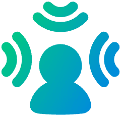 Spatial Audio Icon from Plump Gradient Set