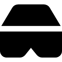 Virtual Reality Icon from Core Solid Set