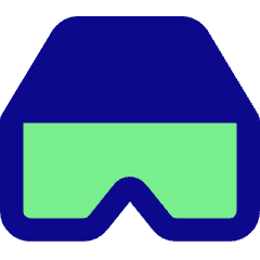 Virtual Reality Icon from Core Pop Set