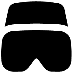 Virtual Reality Icon from Flex Solid Set
