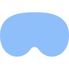 Vision Pro Icon from Flex Flat Set