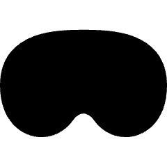 Vision Pro Icon from Flex Solid Set