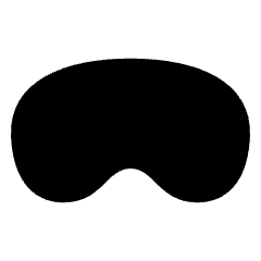 Vision Pro Icon from Plump Solid Set