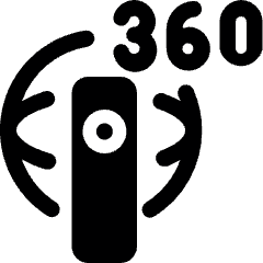 Vr 360 Remote Controller Icon from Ultimate Bold Set