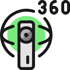 Vr 360 Remote Controller Icon from Ultimate Colors Set