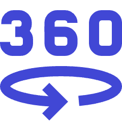 Vr 360 View Icon from Sharp Duo Set