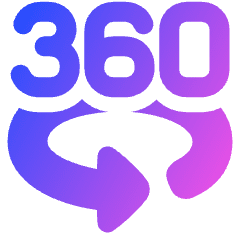 Vr 360 View Icon from Plump Gradient Set
