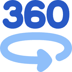 Vr 360 View Icon from Flex Flat Set