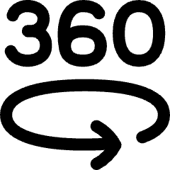 Vr 360 View Icon from Flex Line Set