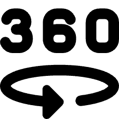 Vr 360 View Icon from Core Remix Set