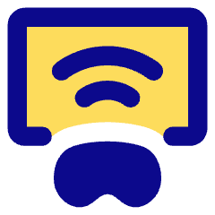 Vr Cast To Device Icon from Core Pop Set