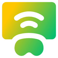 Vr Cast To Device Icon from Core Gradient Set