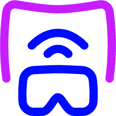 Vr Cast To Device Icon from Flex Neon Set
