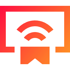 Vr Cast To Device Icon from Sharp Gradient Set