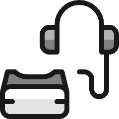 Vr Headphones Icon from Ultimate Colors Set