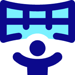 Vr Immersive Reality Icon from Core Pop Set