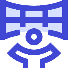 Vr Immersive Reality Icon from Sharp Duo Set