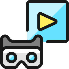 Vr Play Device 1 Icon from Ultimate Colors Set
