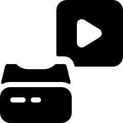 Vr Play Device Icon from Ultimate Bold Set