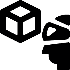 Vr User Box Human Icon from Ultimate Bold Set