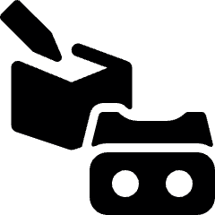 Vr Video 1 Icon from Ultimate Bold Set