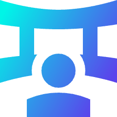 Vr Workspaces Icon from Sharp Gradient Set