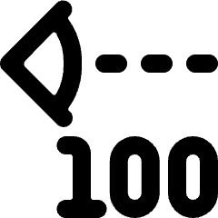 Visibility 100 Icon from Ultimate Bold Set