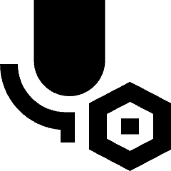 Microphone Setting Bolt Nut Icon from Sharp Remix Set
