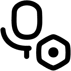 Microphone Setting Bolt Nut Icon from Flex Line Set