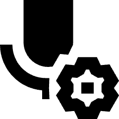 Microphone Setting Gear Icon from Sharp Remix Set